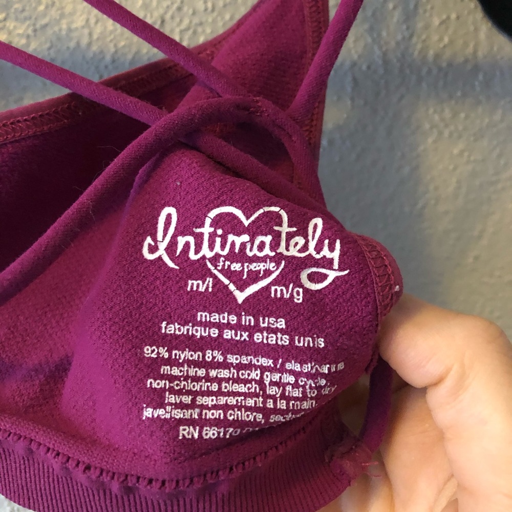 Intimately Free People purple strappy bralette